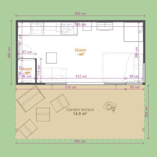 Military Social Housing Living HeadQuarters m² Turnkey solution